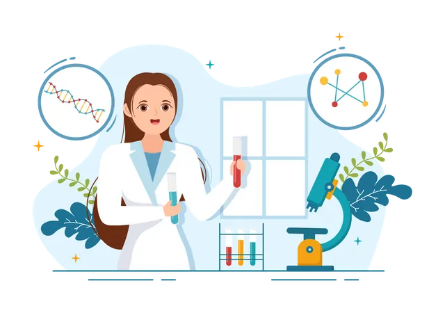 Genetic Science  Illustration