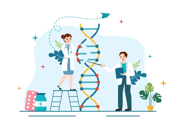 Genetic Science  Illustration