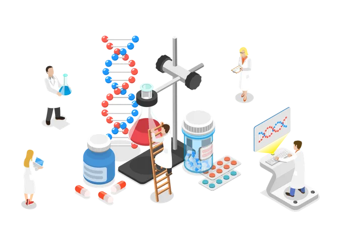 Génie pharmaceutique et développement de médicaments  Illustration