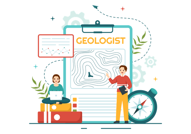 Geological Study  イラスト