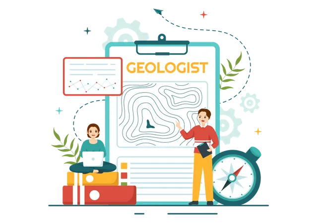 Geological Study  イラスト