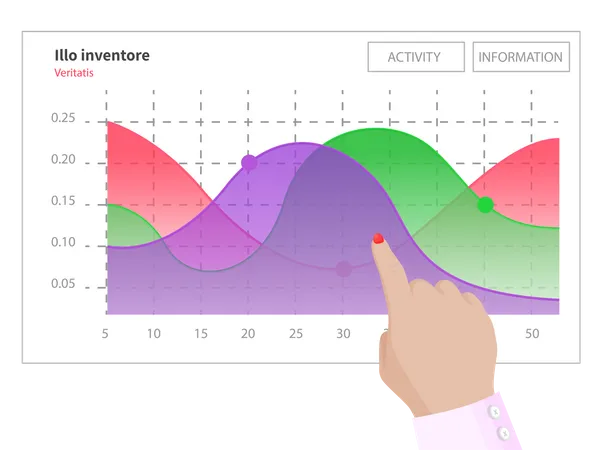 Geschäftsdatenanalyse  Illustration