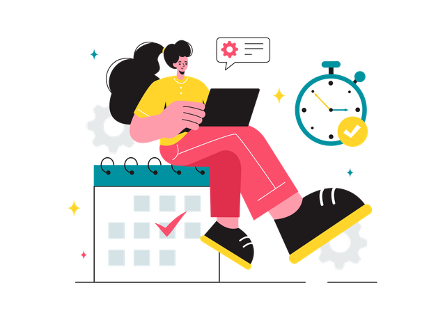 Gestion efficace du temps  Illustration