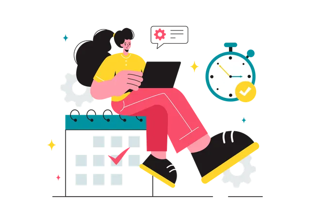 Gestion efficace du temps  Illustration