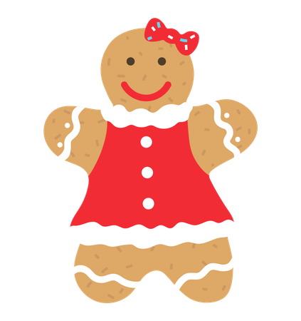 Gingerbread Cookie  Illustration