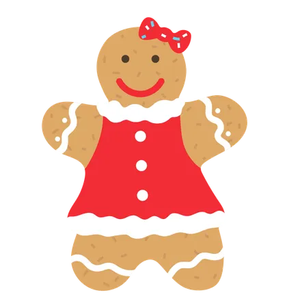 Gingerbread Cookie  Illustration