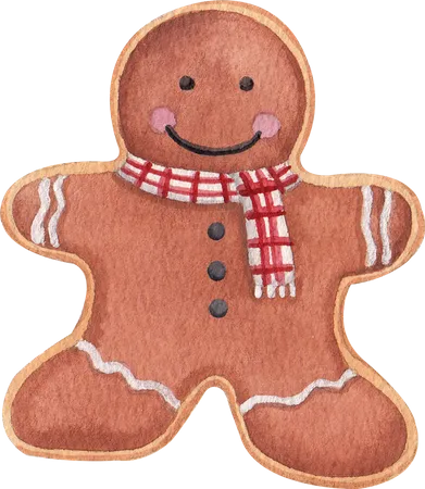 Gingerbread Cookie  Illustration