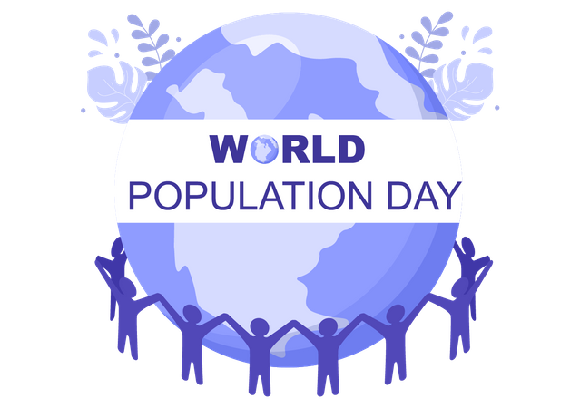 Global Population Day  Illustration