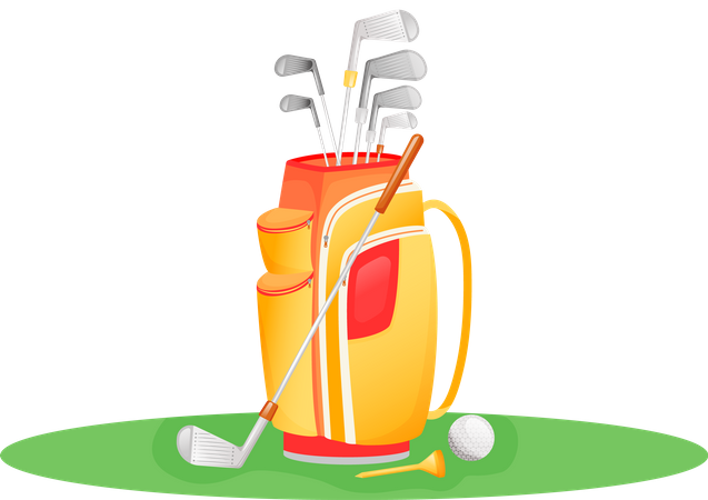 Golf gear  Illustration