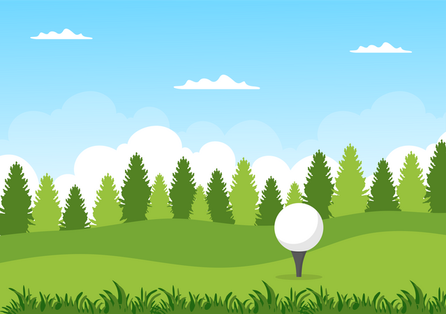 Golf Ground  イラスト