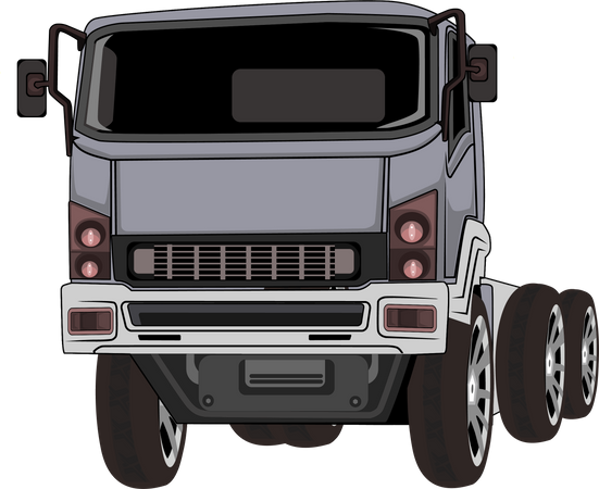 Grosser Truck  Illustration