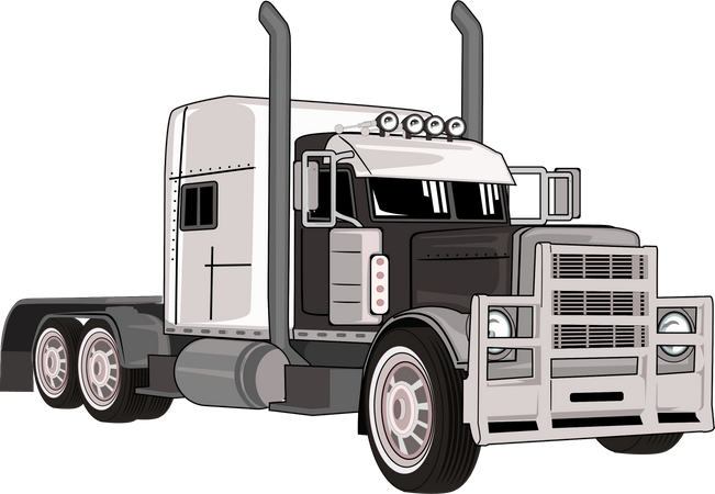 Grosser Truck  Illustration