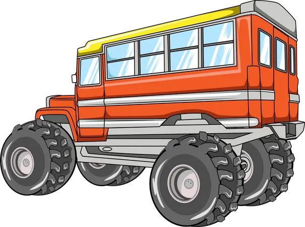 Grosser Truck  Illustration