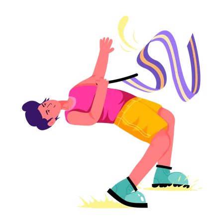 Gymnast  Illustration