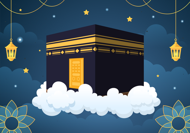 Hajj building  Illustration