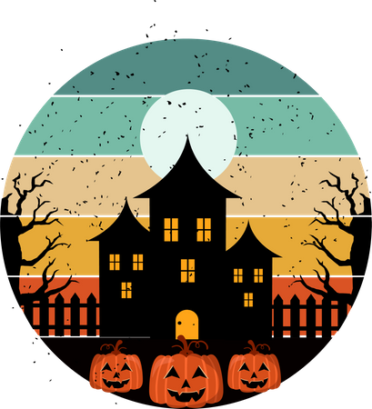 Halloween assustador  Ilustração