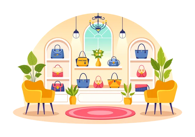 Handbag Store  일러스트레이션