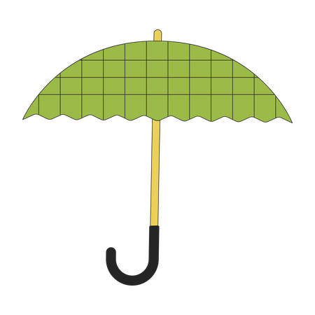 Handle umbrella accessory  イラスト