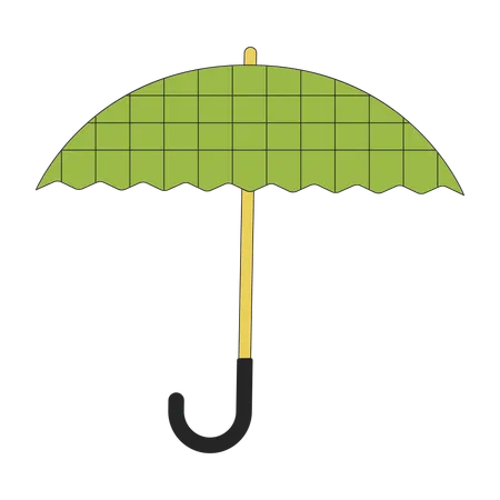 Handle umbrella accessory  イラスト