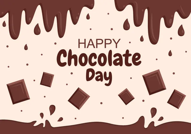 Happy Chocolate Day  Illustration