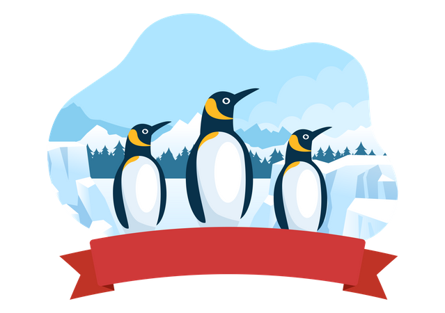 Happy Penguin Awareness Day  イラスト