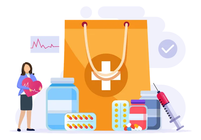 Healthcare Support  Illustration