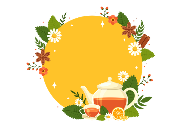 Herbal Tea  Illustration