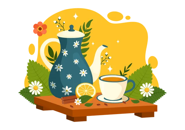 Herbal Tea  Illustration