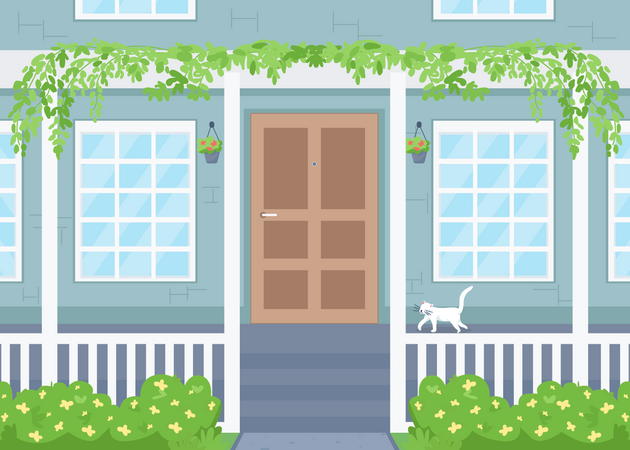 Home exterior  Illustration