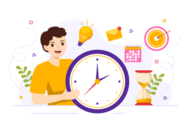 Horaire de travail  Illustration