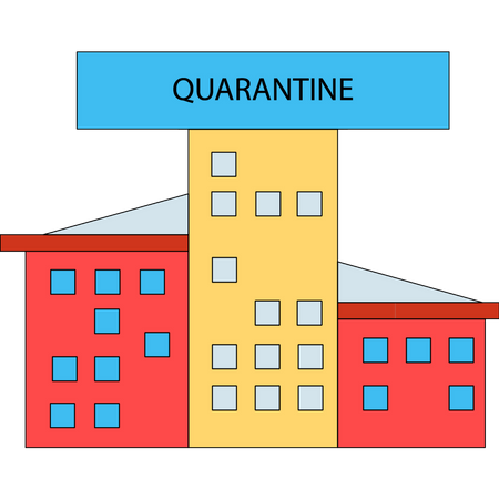 Hospital de cuarentena  Ilustración