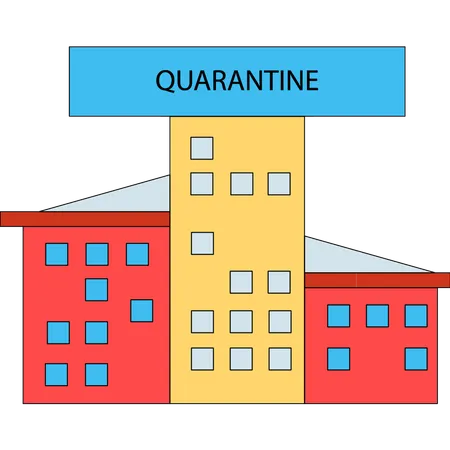 Hospital de cuarentena  Ilustración