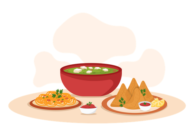 Indian Food  イラスト