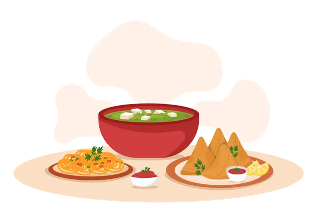 Indian Food  イラスト