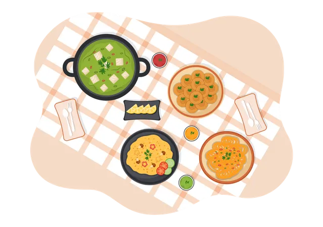 Indian Food  イラスト