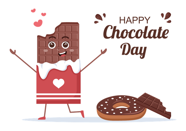 International Chocolate Day  Illustration