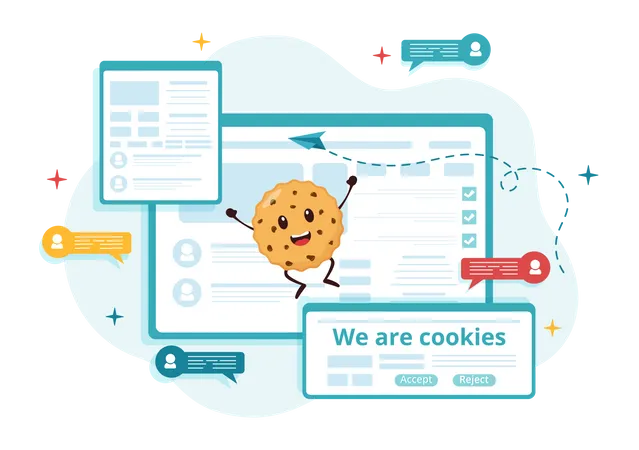 Internet Cookies  Illustration