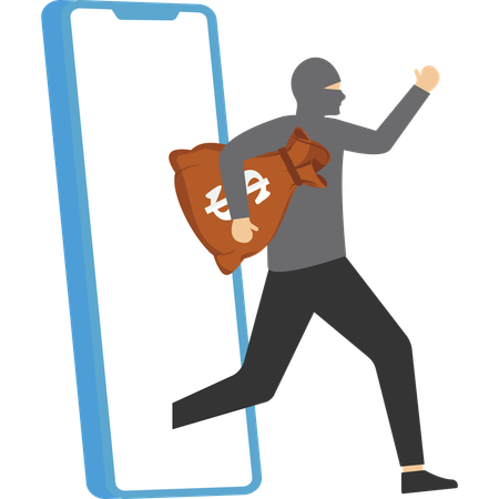 Internet Fraud  Illustration