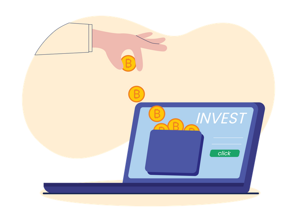 Investing in Bitcoin  Illustration