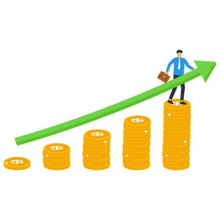 Investissement réussi  Illustration