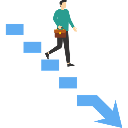 Investment economic recession  Illustration