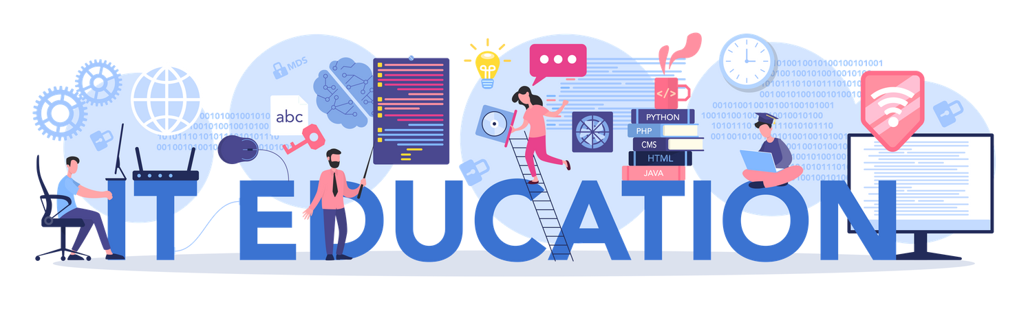 IT education  Illustration