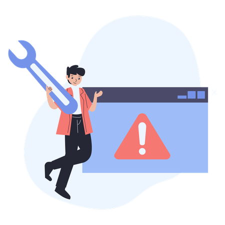 IT Maintenance  Illustration