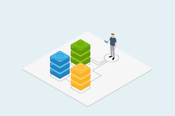 IT Services  Illustration