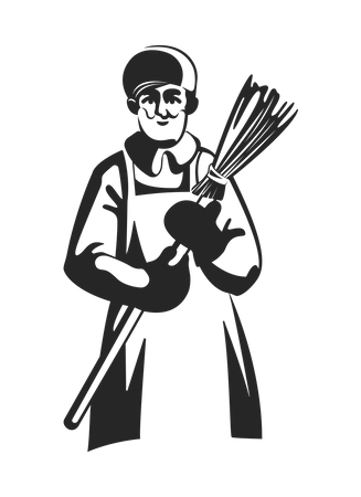 Janitor  Illustration