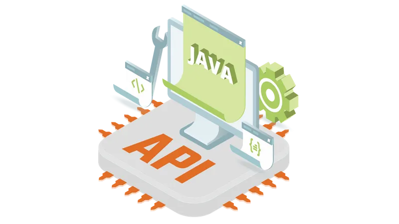 Integração de API java  Ilustração