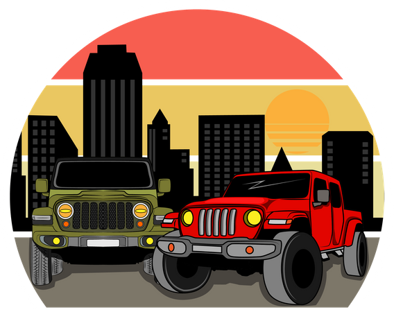 Jeep  Illustration