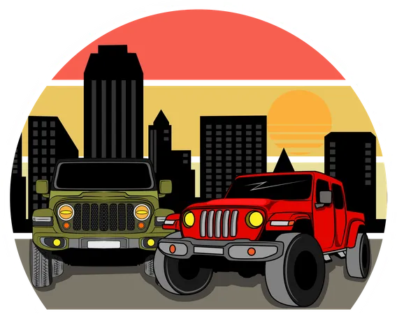 Jeep  Illustration