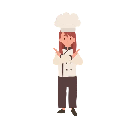 Jeune chef rejetant  Illustration