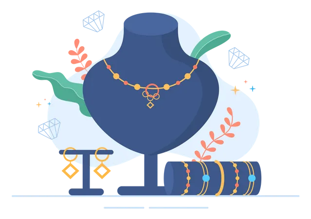 Jewelry Accessories  イラスト